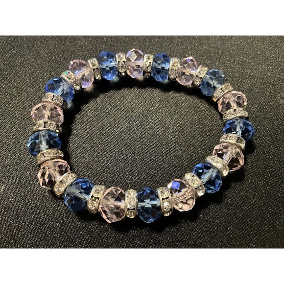 Alexander Kalifano Art Glass Stretch Bracelet - Picture 2 of 5